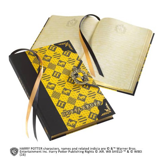 Libreta diario the noble collection harry potter hufflepuff cierre especial