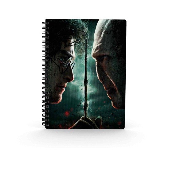 Libreta efecto 3d sd toys harry potter harry vs voldemort