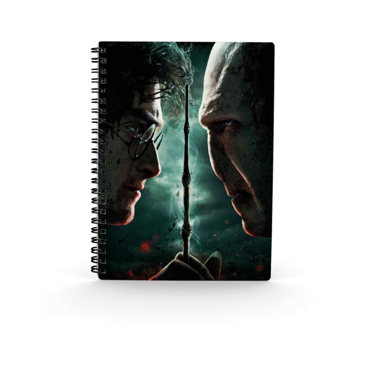 Libreta efecto 3d sd toys harry potter harry vs voldemort