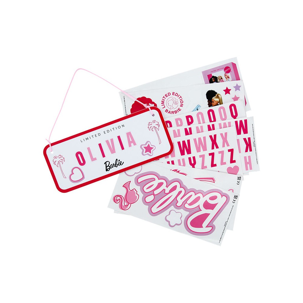 Letrero para dormitorio paladone barbie