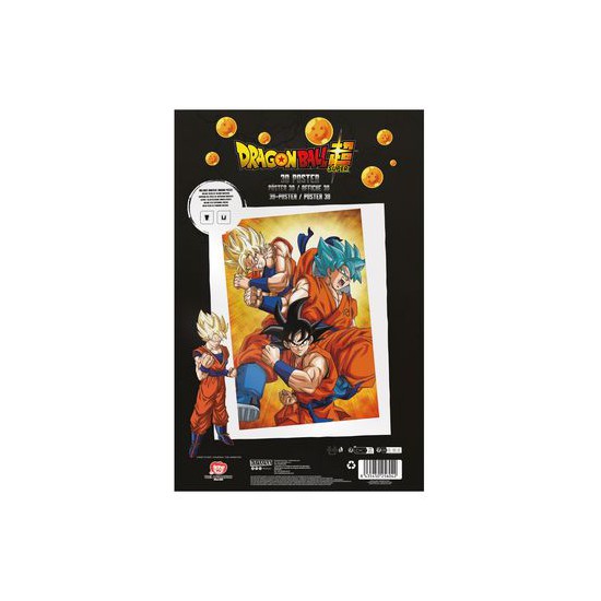 Poster 3d 58x38 cm champa goku states dragon ball super