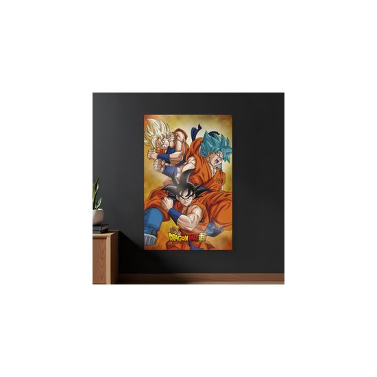 Poster 3d 58x38 cm champa goku states dragon ball super