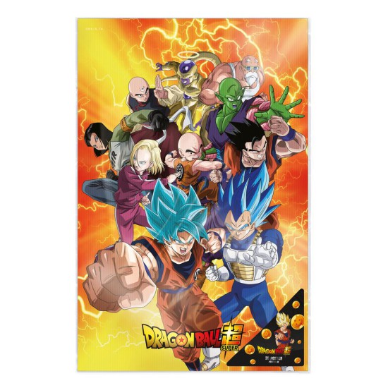 Poster 3d 58x38cm universal survival heroes dragon ball super