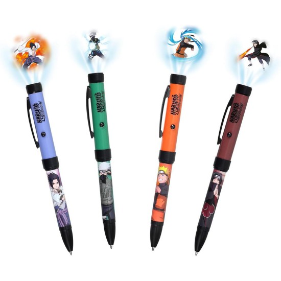 Boligrafos proyectores naruto shippuden 1 unidad aleatoria
