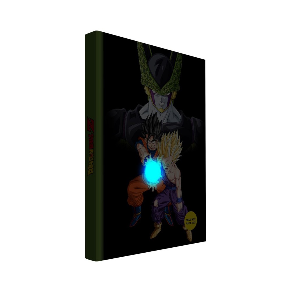 Libreta sd toys dragon ball z batalla final cell con luz