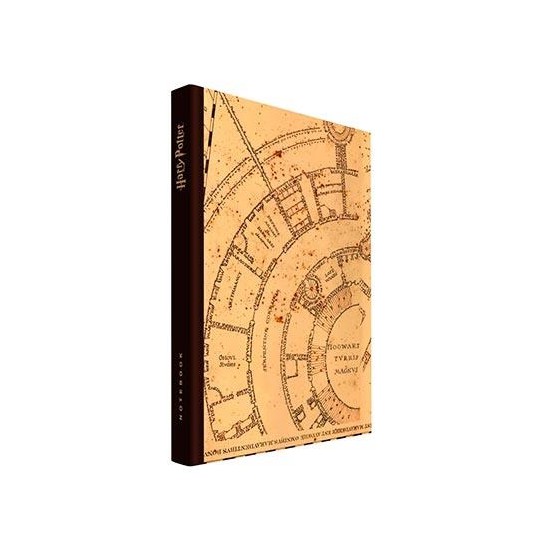 Libreta sd toys harry potter mapa merodeador con luz