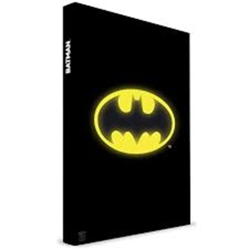 Libreta sd toys batman simbolo con luz