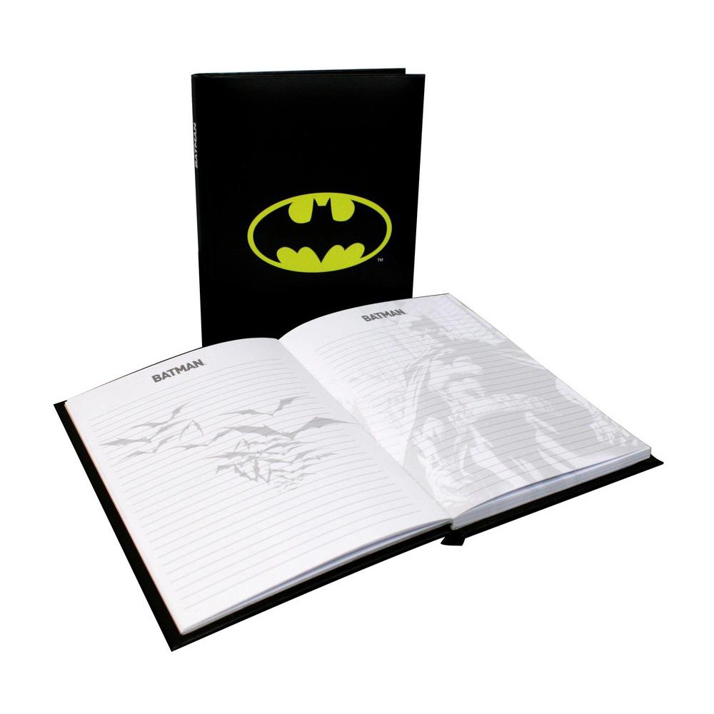Libreta sd toys batman simbolo con luz