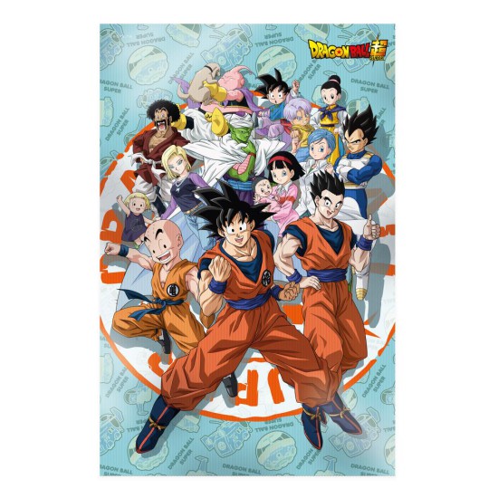 Poster 3d 58x38cm universe survival dragon ball super