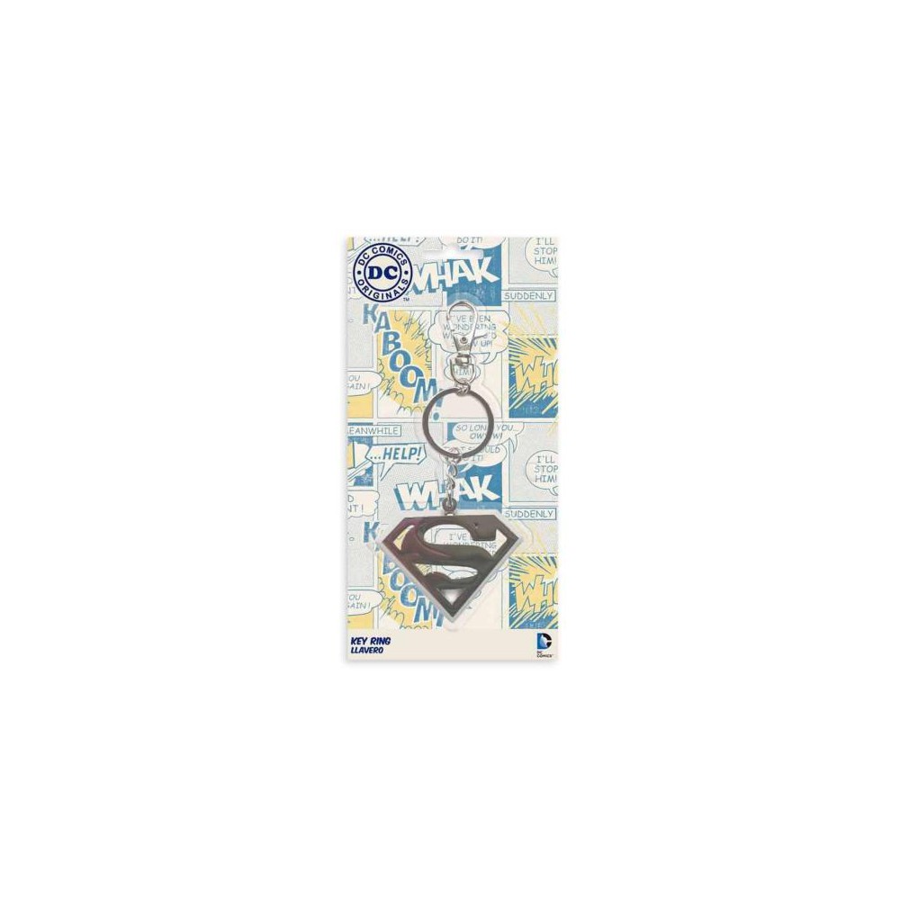 Llavero mosqueton sd toys dc comics superman logo